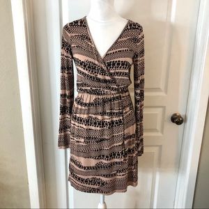 3/$20 Tart faux wrap long sleeve dress